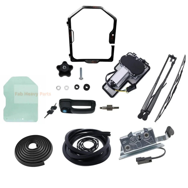 Front Door Window 7109665 6729776 7109661 7109662 6675558 6679476 Aftermarket Replacement For Bobcat