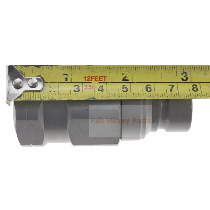 Male and Female 153-2995 153-2994 Flat Face Coupler For Caterpillar 1/2" Body