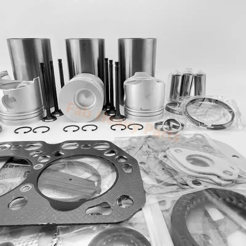 K3M Overhaul Rebuild Kit for Mitsubishi Engine MT300 MT301D Tractor Excavator - Fab Heavy Parts