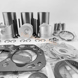 K3M Overhaul Rebuild Kit for Mitsubishi Engine MT300 MT301D Tractor Excavator - Fab Heavy Parts
