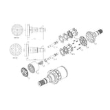 KMF125 Swing Motor Rebuild Kit for Komatsu PC200-7 PC220-7 - Fab Heavy Parts