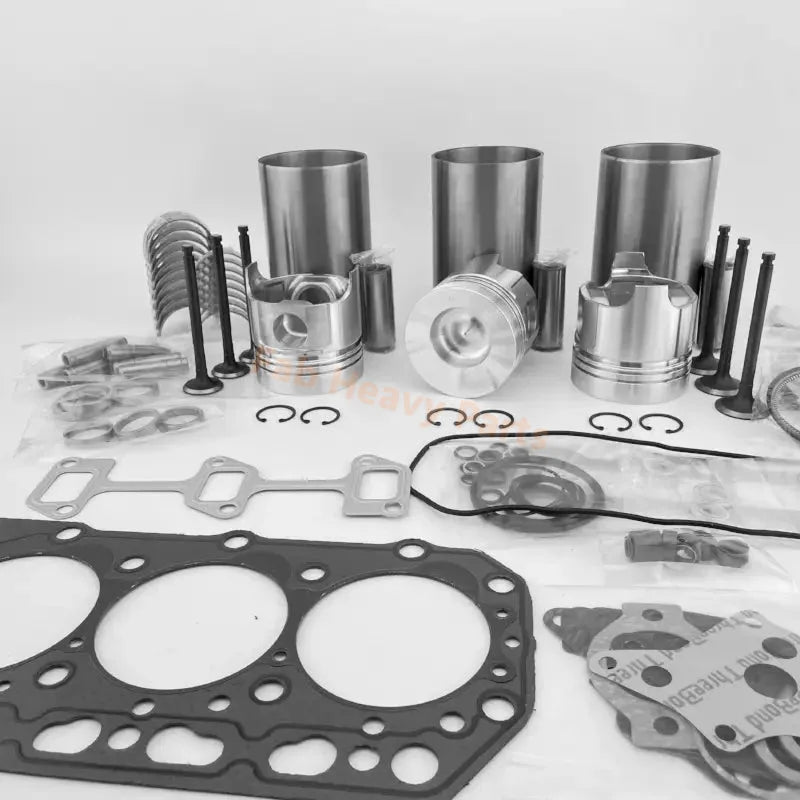 Kobelco Excavator SK030 - 2 Yanmar Engine 3TNE84 3TNE84T Fits Komatsu Engine 3D84E Overhaul Rebuild Kit - Fab Heavy Parts