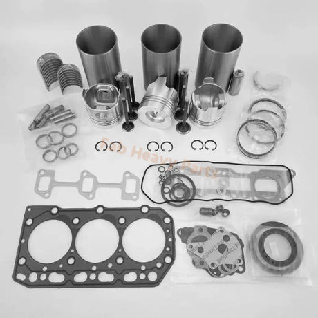 Kobelco Excavator SK030 - 2 Yanmar Engine 3TNE84 3TNE84T Fits Komatsu Engine 3D84E Overhaul Rebuild Kit - Fab Heavy Parts