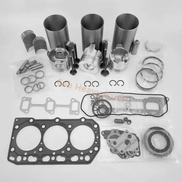 Kobelco Excavator SK030 - 2 Yanmar Engine 3TNE84 3TNE84T Fits Komatsu Engine 3D84E Overhaul Rebuild Kit - Fab Heavy Parts