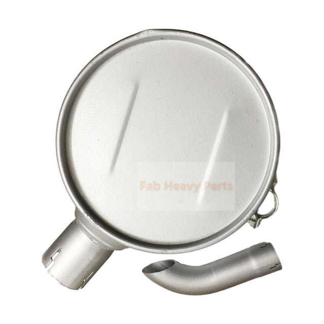 Silenziatore VAME047576 Adatto per Escavatore Kobelco Motore Mitsubishi 6D16 SK220-3 SK220LC-3 SK220-4 SK220LC-4 SK220-6 SK220LC-6