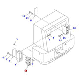 Lamp Assembly 421 - 06 - 23210 Fits for Komatsu Wheel Loader WA100 - 3A WA120 - 3 WA180 - 3 WA300L - 3 WA380 - 5 WA450 - 3 WA700 - 3 WA80 - 3 WA900 - 3 - Fab Heavy Parts