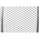 Large Outdoor Compost Bin 172 Gallon Metal Wire Mesh Composter Rust-Proof Coating Square Garden Compost Bin - Fab Heavy Parts