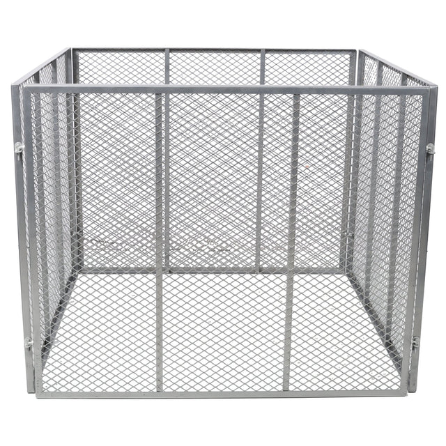 Large Outdoor Compost Bin 172 Gallon Metal Wire Mesh Composter Rust-Proof Coating Square Garden Compost Bin - Fab Heavy Parts