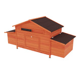 Large Wooden Chicken Coop with 2 Sides Nesting Boxes 2 Free - range Doors Leakproof Tray - Fab Heavy Parts