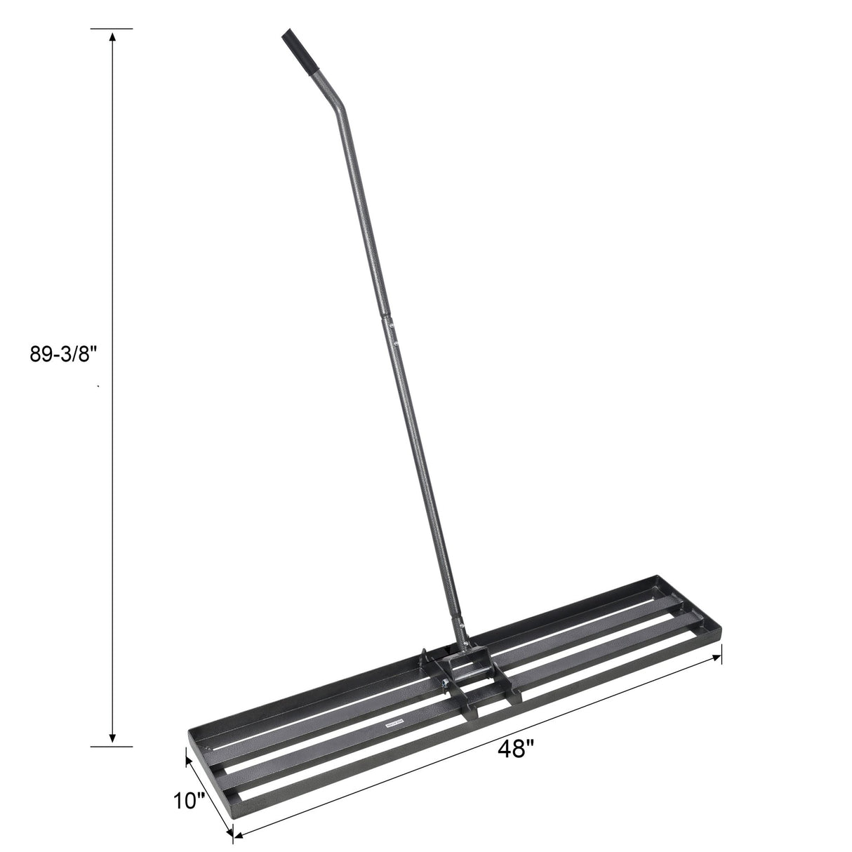 Lawn Leveling Rake Tool 48"x10" Heavy Duty Effort Saving 7FT Steel Handle - Fab Heavy Parts