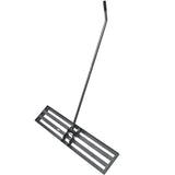 Lawn Leveling Rake Tool 48"x10" Heavy Duty Effort Saving 7FT Steel Handle - Fab Heavy Parts