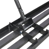 Lawn Leveling Rake Tool 48"x10" Heavy Duty Effort Saving 7FT Steel Handle - Fab Heavy Parts