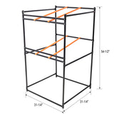 Lawn Mower Display and Storage Rack 3PCS Lawn Mower Storage 330LBS Load Capacity - Fab Heavy Parts