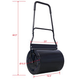 Lawn Roller 16 Gallon Heavy - Duty Tow Behind Water/Sand Filled Sod Drum Roller - Fab Heavy Parts