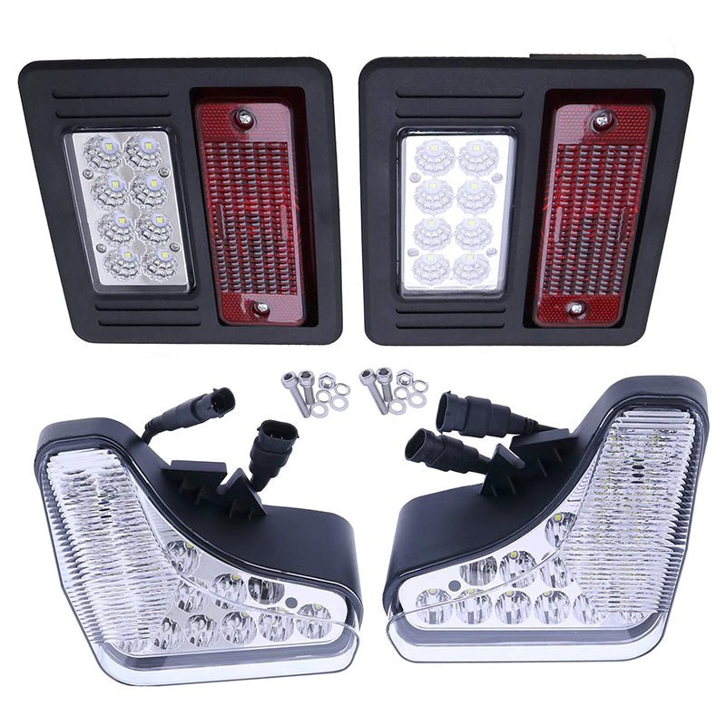 LED Head & Rear Light Kit 6670284 7251341 7251340 Aftermarket Replacement For Bobcat S450 S510 S530 S550 S570 S590 S595 S630 S650 S740 S750 S770 S850 T450 T550 T590 T630 T650 T750 T770 T870 A770 - Fab Heavy Parts