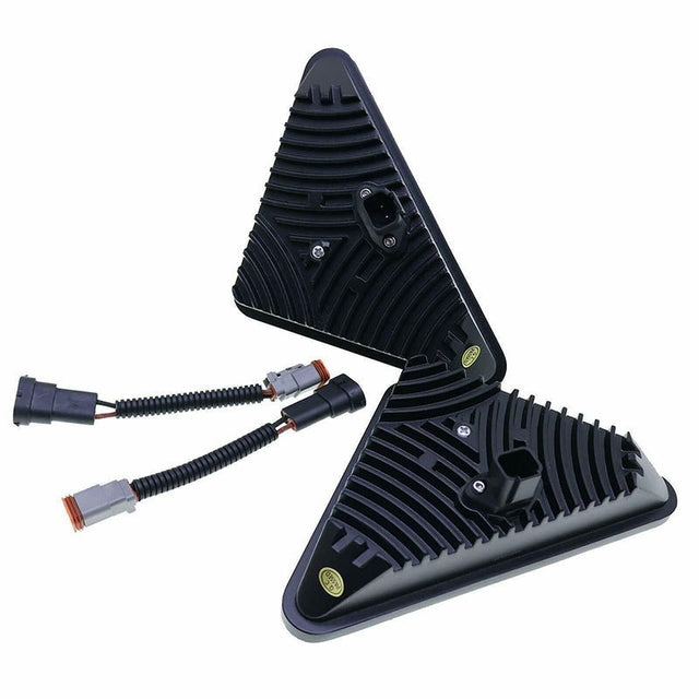 LED Headlight Kit 7259523 & 7259524 & Rubber Bezel Light Mount 6674402 Aftermarket Replacement For Bobcat Skid Steer Loader 751 753 763 773 863 864 873 883 S130 S150 S160 S175 S185 S220 S300 - Fab Heavy Parts