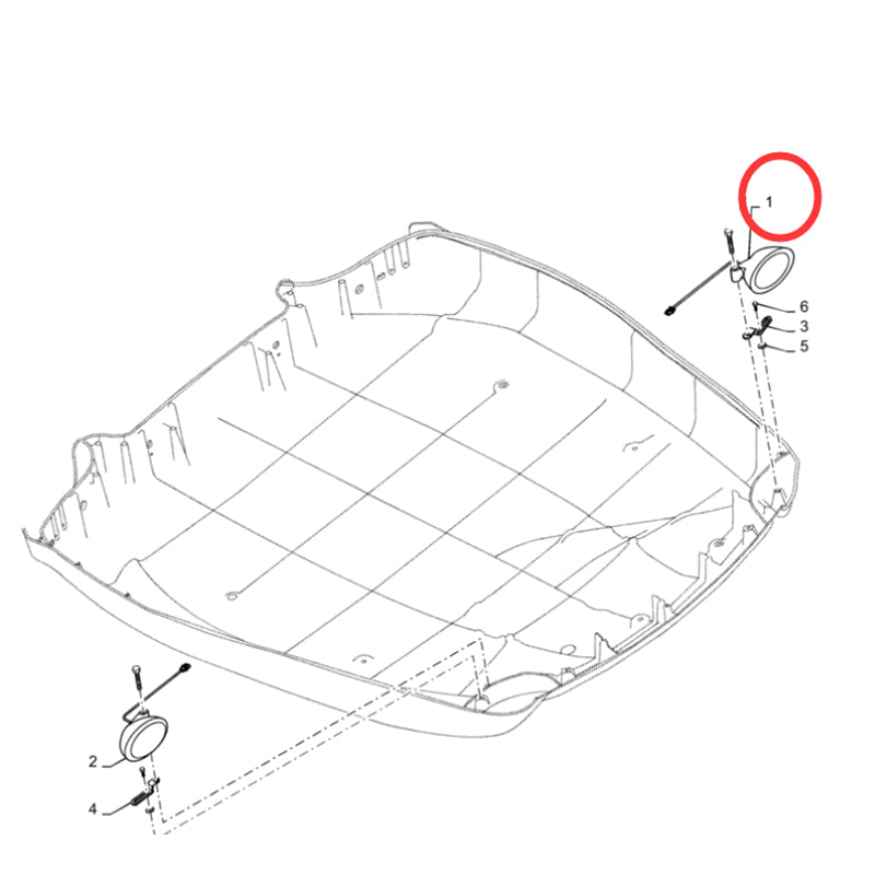 LED Work Lamp 84269973 for New Holland Tractor T8.380 T8.390 T8.410 T8.420 T8.435 T8.275 T8.300 T8.320