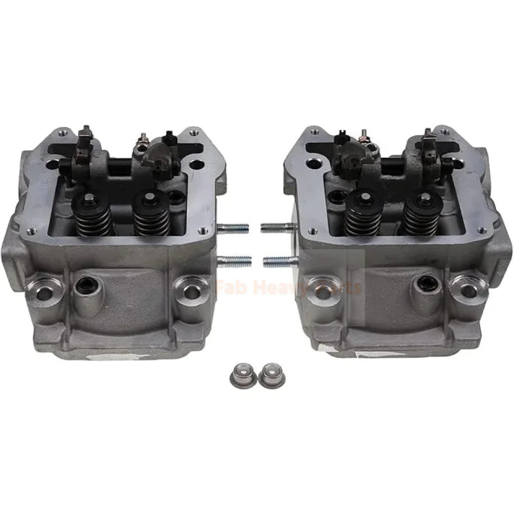 Left & Right Complete Cylinder Head for Kipor Engine KM2V80 Generator KDE12STA3 - Fab Heavy Parts