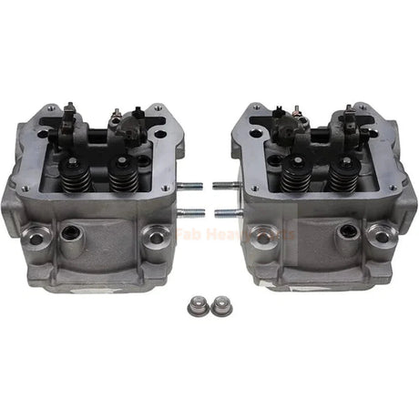 Left & Right Complete Cylinder Head for Kipor Engine KM2V80 Generator KDE12STA3 - Fab Heavy Parts
