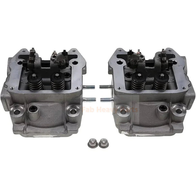 Left & Right Complete Cylinder Head for Kipor Engine KM2V80 Generator KDE12STA3 - Fab Heavy Parts