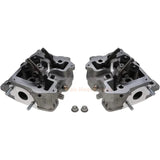 Left & Right Complete Cylinder Head for Kipor Engine KM2V80 Generator KDE12STA3 - Fab Heavy Parts