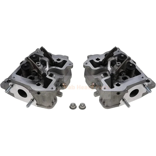 Left & Right Complete Cylinder Head for Kipor Engine KM2V80 Generator KDE12STA3 - Fab Heavy Parts