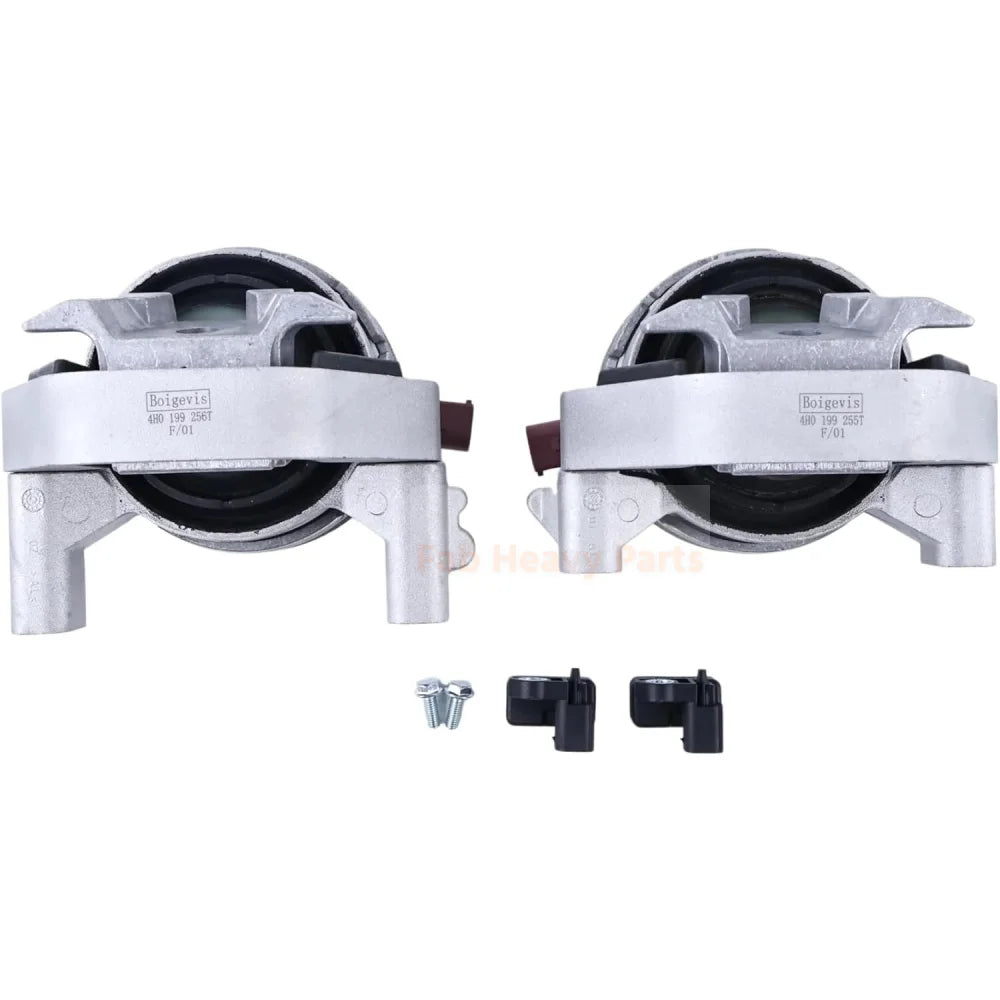 Left & Right Engine Motor Mount 4H0199256T 4H0199255T Fits for Audi S6 RS6 S7 RS7 D4 A8 T7 V8 4.0T