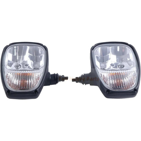 Left & Right Headlamps 17286451 17286452 Fits for Volvo Loader L110H L120H L150H L60H L180H L70H L90H L220H L250H - Fab Heavy Parts