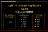 Left Tilt Cylinder 7235738 Aftermarket Replacement For Bobcat S630 S650 S740 S750 S770 Loader - Fab Heavy Parts