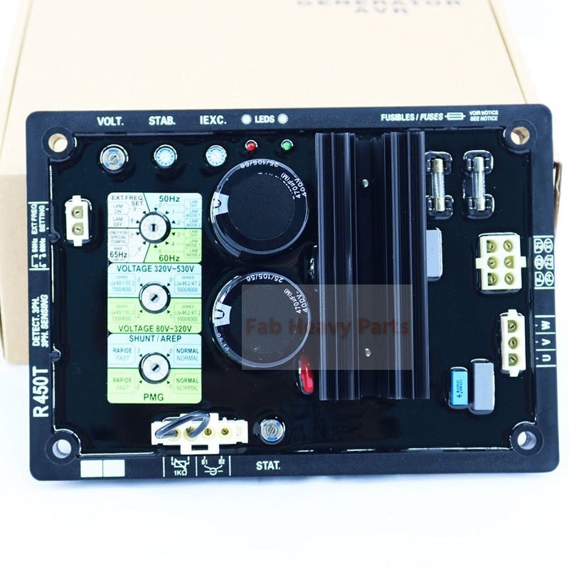 Leroy Somer AVR R450T Automatic Voltage Regulator for Brushless Generator Genset - Fab Heavy Parts