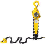 Lever Chain Hoist 1 1/2 Ton 3300LBS Capacity 10 FT with Heavy Duty Hooks Ratchet Block Lift Puller - Fab Heavy Parts