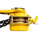 Lever Chain Hoist 1 1/2 Ton 3300LBS Capacity 20 FT with Heavy Duty Hooks Ratchet Block Hoist Lift Puller - Fab Heavy Parts