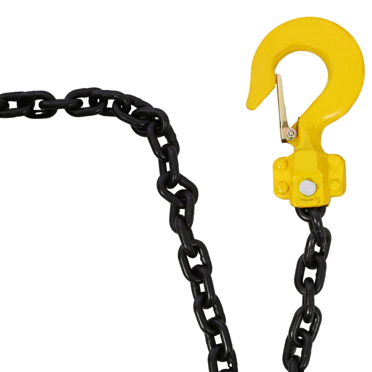 Lever Chain Hoist 3 Ton 6600LBS Capacity 20 FT with Heavy Duty Hooks Ratchet Lever Block Lift Puller - Yellow - Fab Heavy Parts