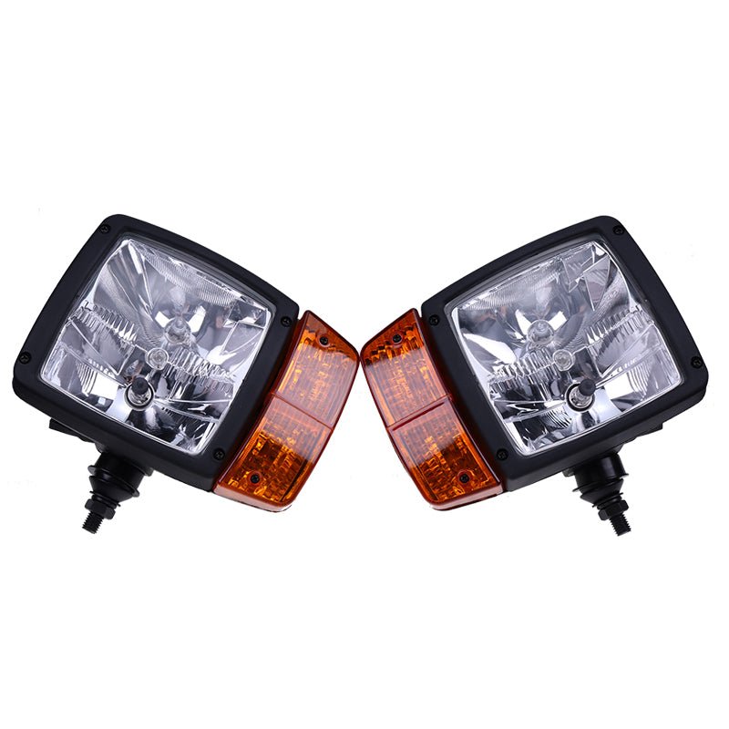 LH & RH Headlamp VOE11170059 VOE11170060 for Volvo G900 L60E L70E L90E L110E L120E - Fab Heavy Parts