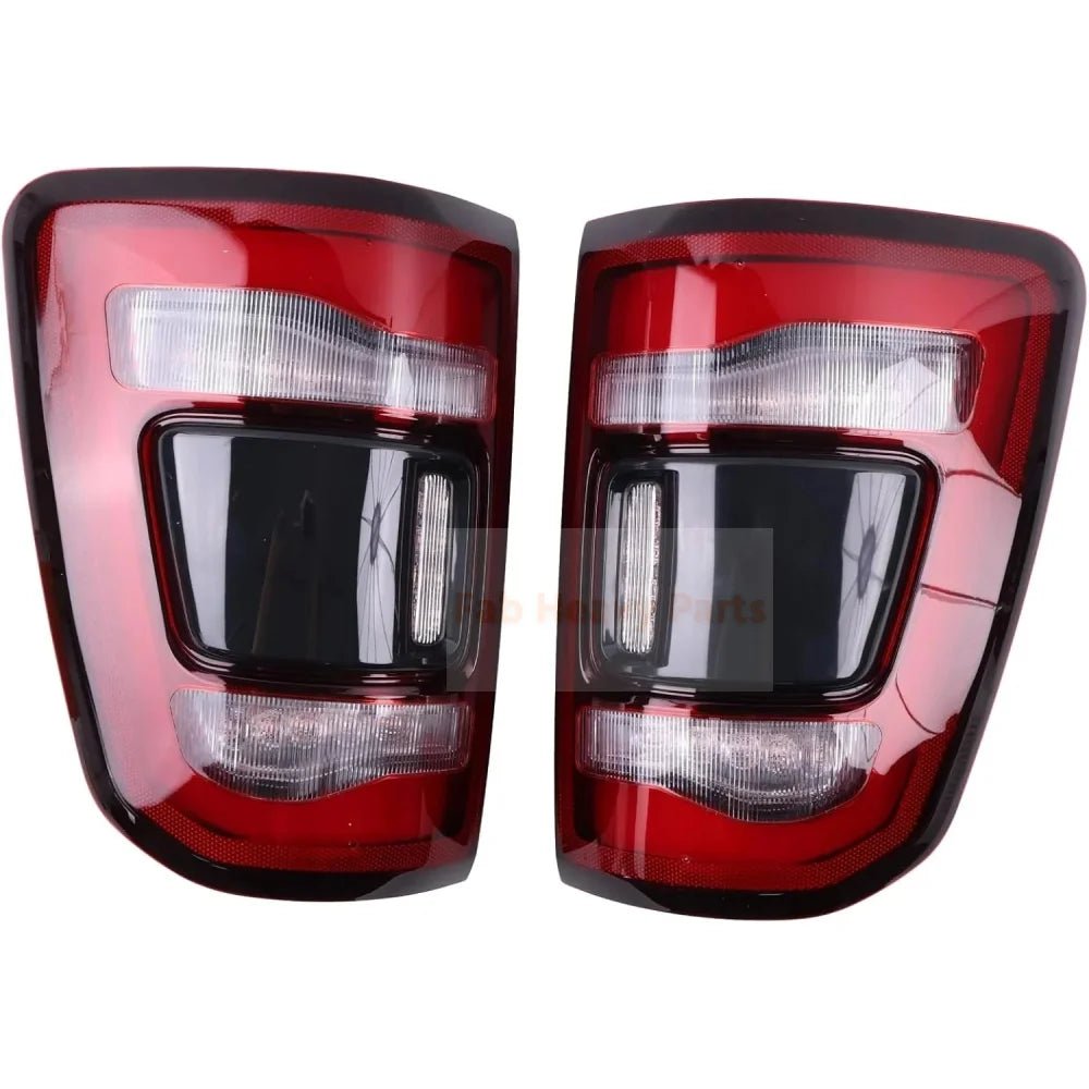 LH & RH LED Tail Light With Blind Detection 68262532AH 68262533AH Fits for Dodge Ram Pickup Truck 1500 2019 - 2022 - Fab Heavy Parts