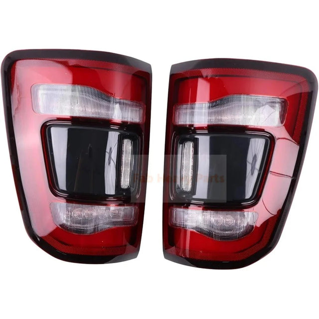 LH & RH LED Tail Light With Blind Detection 68262532AH 68262533AH Fits for Dodge Ram Pickup Truck 1500 2019 - 2022 - Fab Heavy Parts