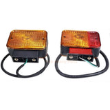 LH & RH Warning Lamp Kit AM879645 AM879646 Fits for JD Compact Tractor 2210 4100 4110 4115 for Yanmar 3TNE74 Engine
