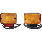 LH & RH Warning Lamp Kit AM879645 AM879646 Fits for JD Compact Tractor 2210 4100 4110 4115 for Yanmar 3TNE74 Engine