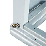 Log Storage Shed with Roof Firewood Rack Anthracite Galvanized Steel 70.9" - Fab Heavy Parts