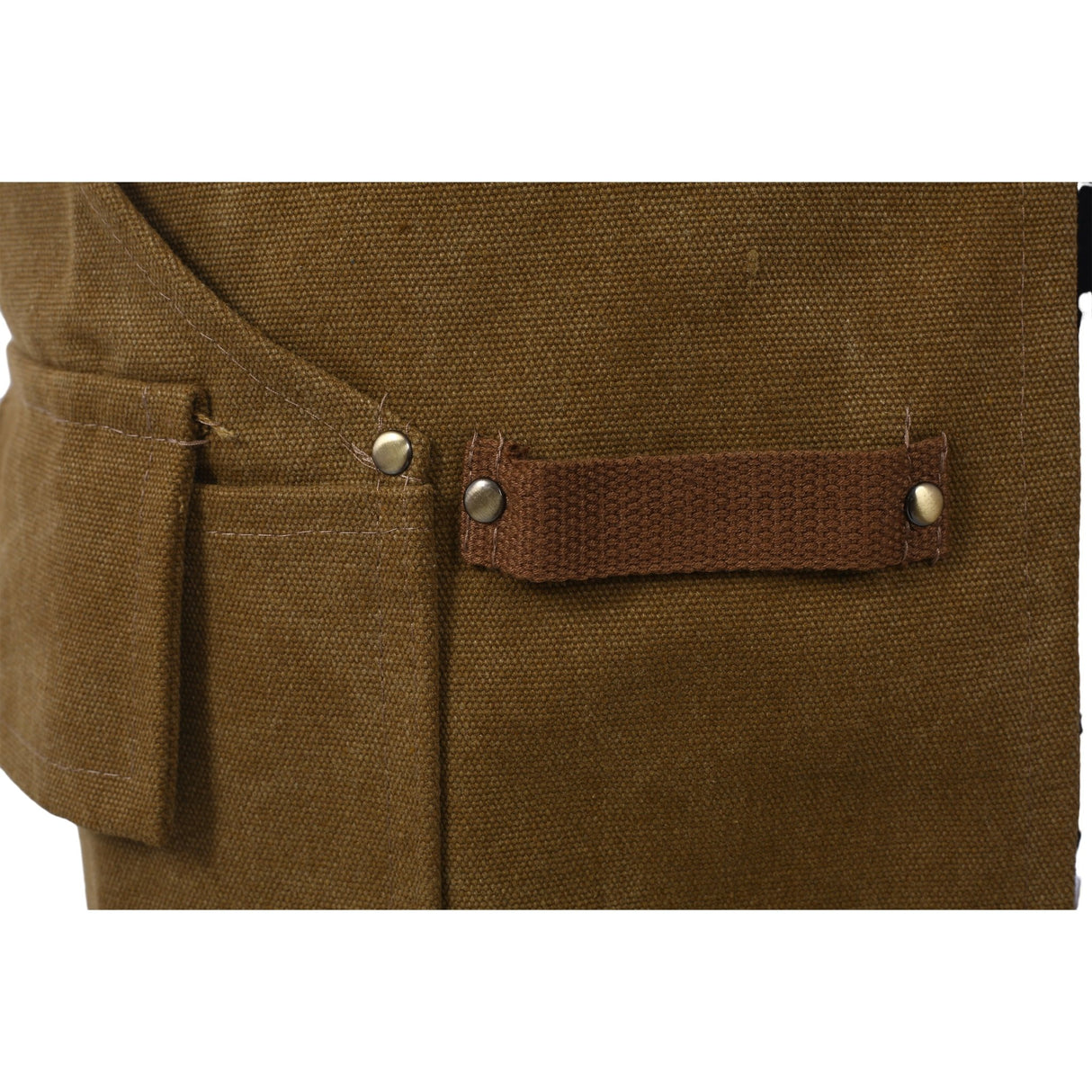 Long Apron Heavy Duty Canvas Tool 16 Oz - Brown - Fab Heavy Parts