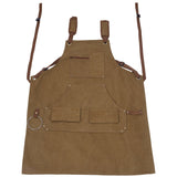 Long Apron Heavy Duty Canvas Tool 16 Oz - Brown - Fab Heavy Parts