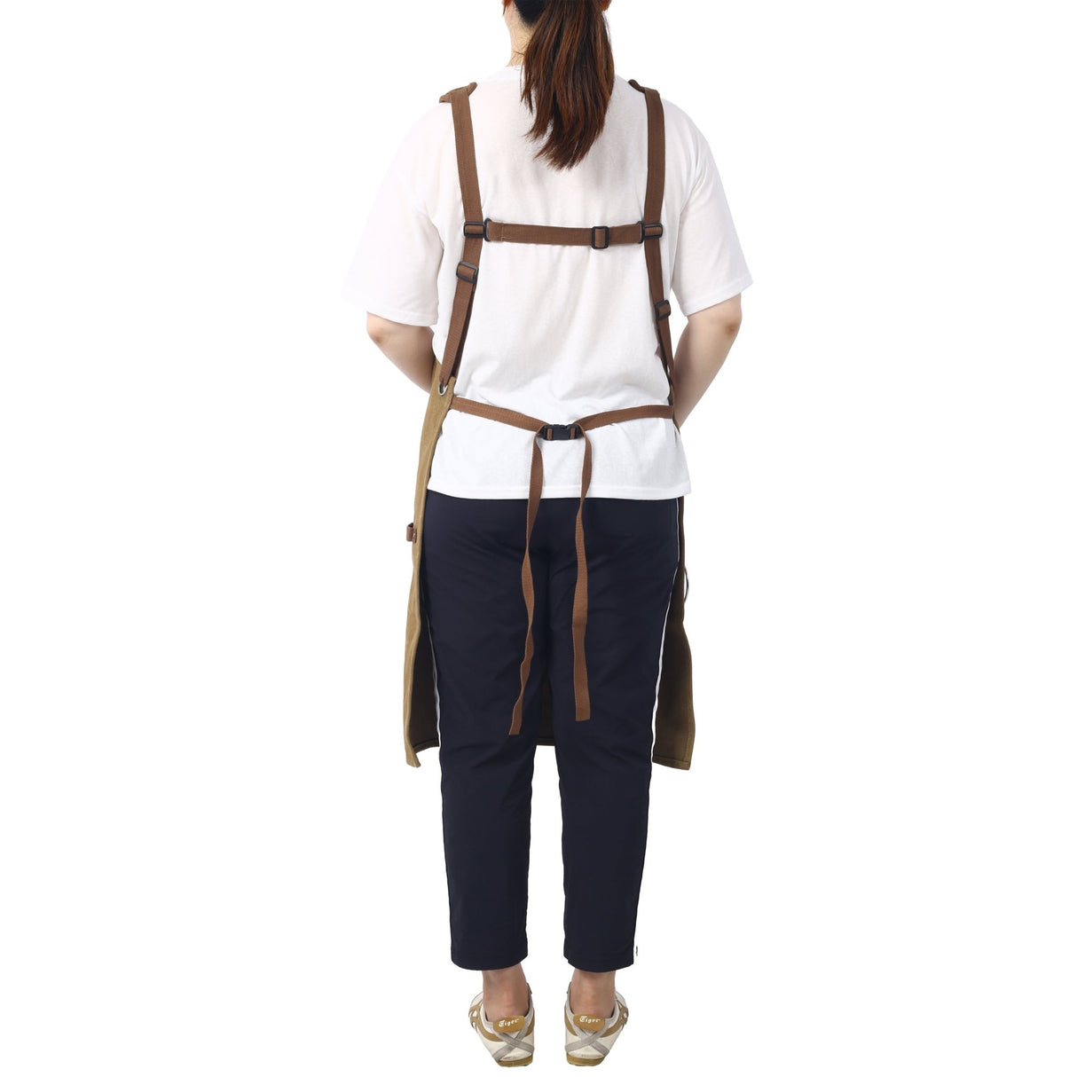 Long Apron Heavy Duty Canvas Tool 16 Oz - Brown - Fab Heavy Parts
