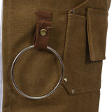 Long Apron Heavy Duty Canvas Tool 16 Oz - Brown - Fab Heavy Parts