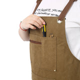 Long Apron Heavy Duty Canvas Tool 16 Oz - Brown - Fab Heavy Parts