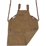 Long Apron Heavy Duty Canvas Tool 16 Oz - Brown - Fab Heavy Parts