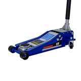 Low - Position Steel Vehicle Floor - Mounted Hydraulic Jack with Dual - Piston Quick - Lift Pump 3 - Ton 6,600 Lbs. Capacity - Fab Heavy Parts