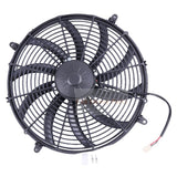 Low Profile 12V 16" Pusher Cooling Fan 30100401 - Fab Heavy Parts