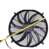 Low Profile 12V 16" Pusher Cooling Fan 30100401 - Fab Heavy Parts