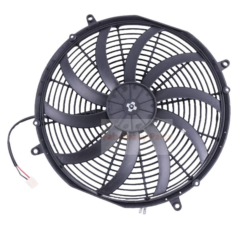 Low Profile 12V 16" Pusher Cooling Fan 30100401 - Fab Heavy Parts