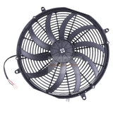 Low Profile 12V 16" Pusher Cooling Fan 30100401 - Fab Heavy Parts